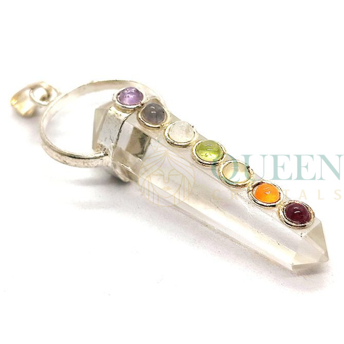 Clear Quartz Chakra Pendant