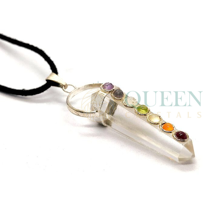 Clear Quartz Chakra Pendant