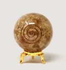 Citrine Orgone Sphere