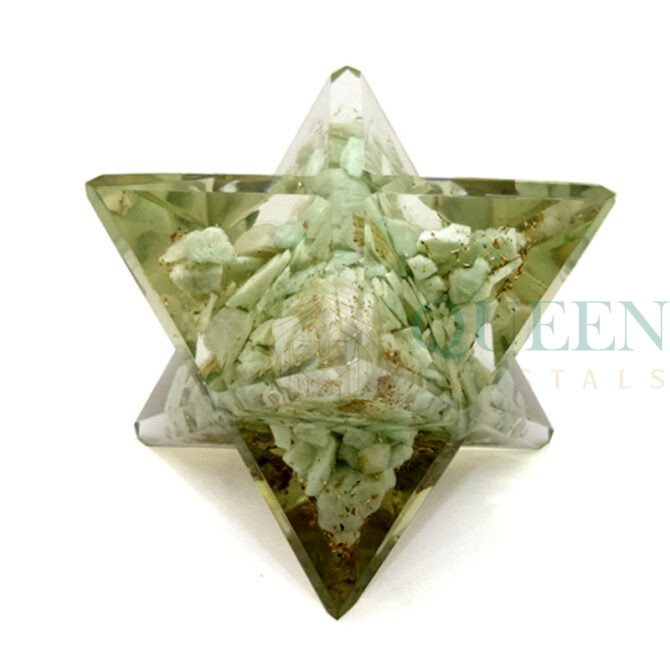 Amazonite Orgonite Merkaba Star