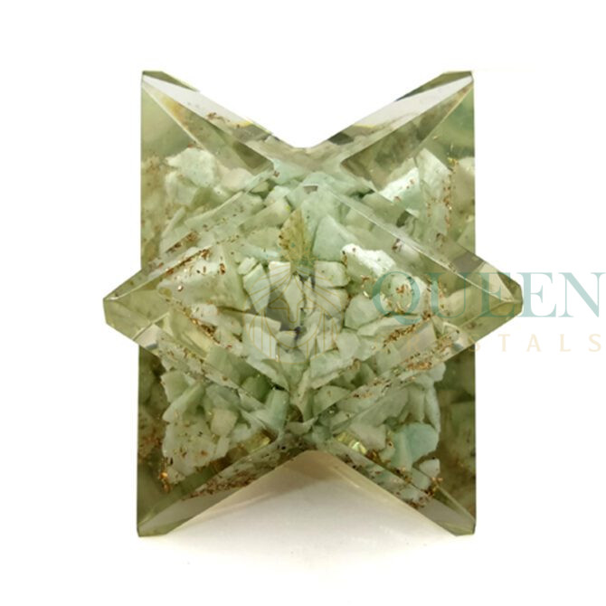 Amazonite Orgonite Merkaba Star