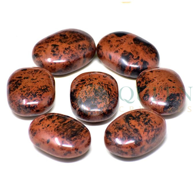 Mahogany Obsidian Crystal Palmstone