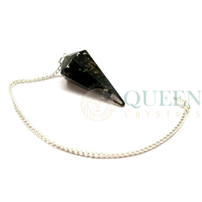 Orgone Energy Black Tourmaline Pendulum