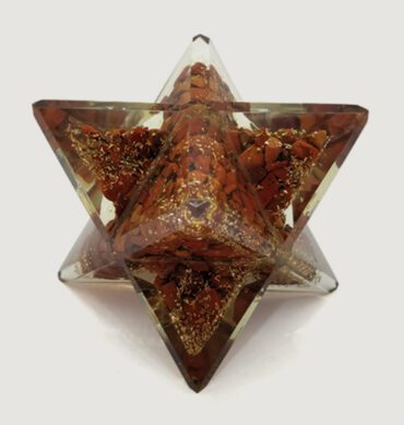 Red Jasper Orgonite Merkaba Star