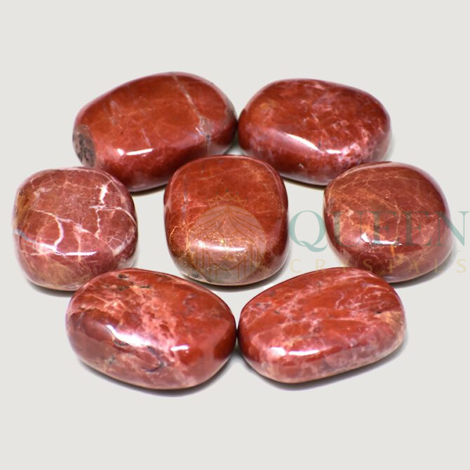 Red Jasper Palm Stone