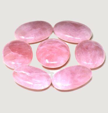 Rose Quartz Crystal Palmstone