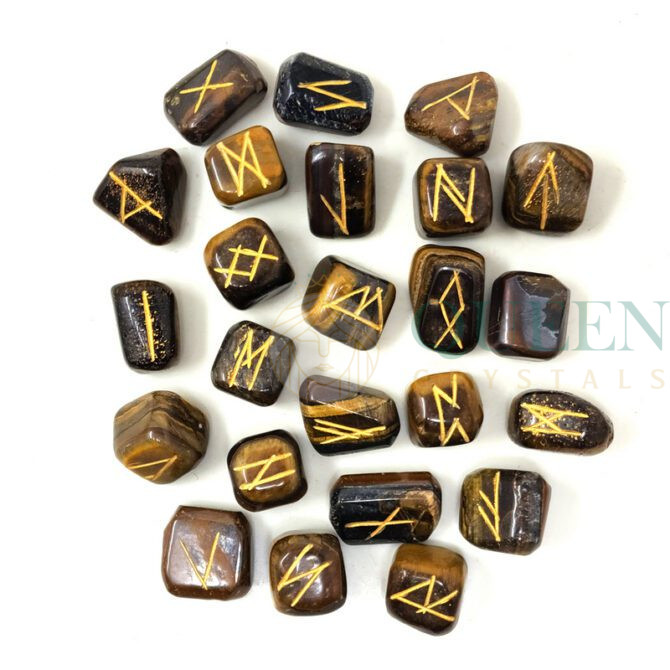 Tiger Eye Rune Set