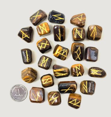 Tiger Eye Rune Set