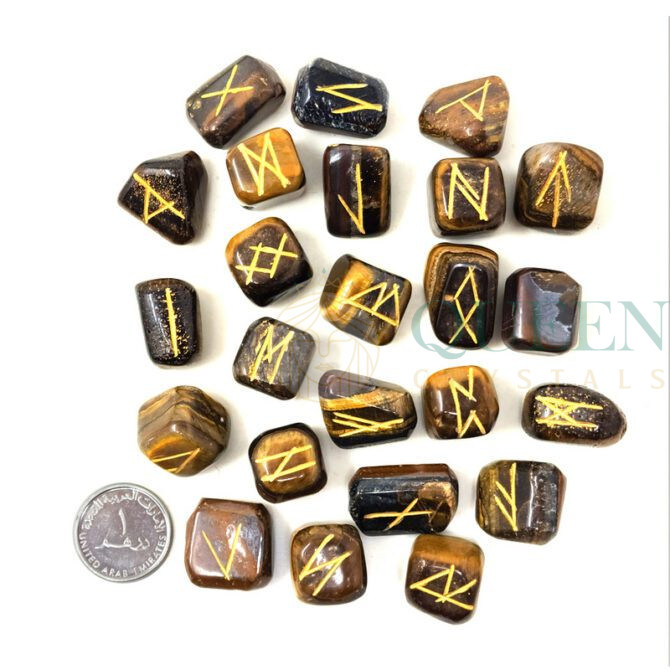 Tiger Eye Rune Set