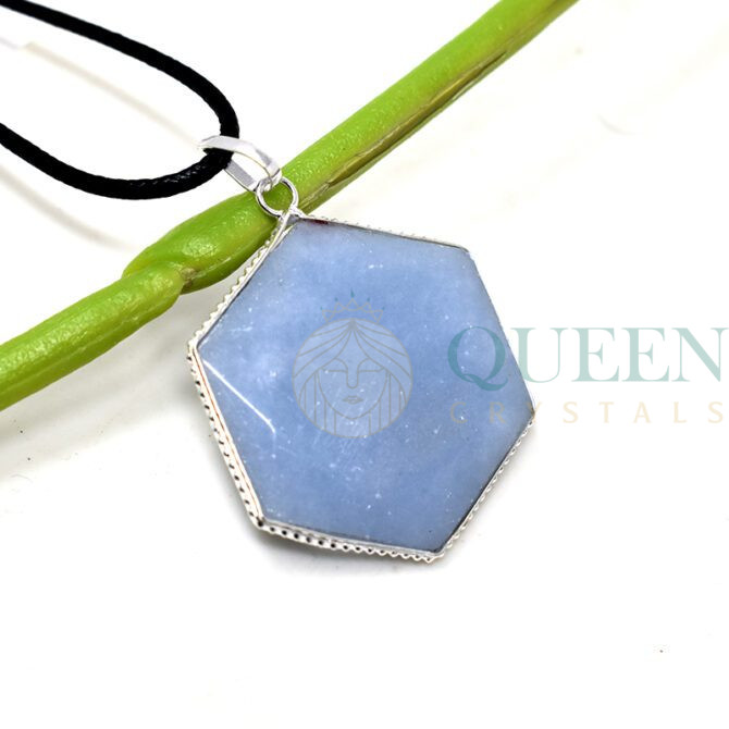 Angelite-Metatron-Star-Pendant