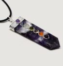 Chakra Amethyst Pendant