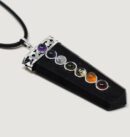 Chakra Black Onyx Pendant