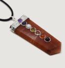 Chakra Red Aventurine Pendant