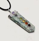 Chakra Ruby Fuschite Pendant