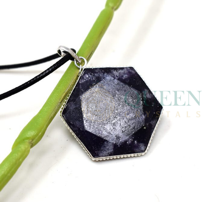 Lepidolite-Metatron-Star-Pendant