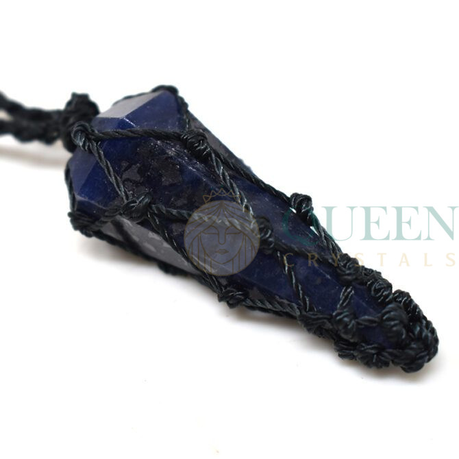 Sodalite-Pendulum-Knitted-Pendant