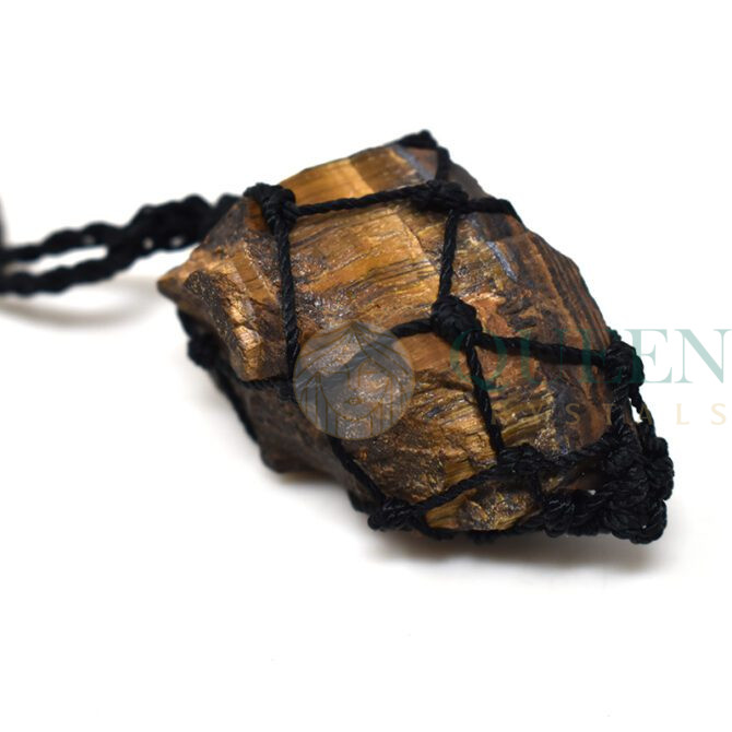 Tiger-Eye-Rough-Pendant