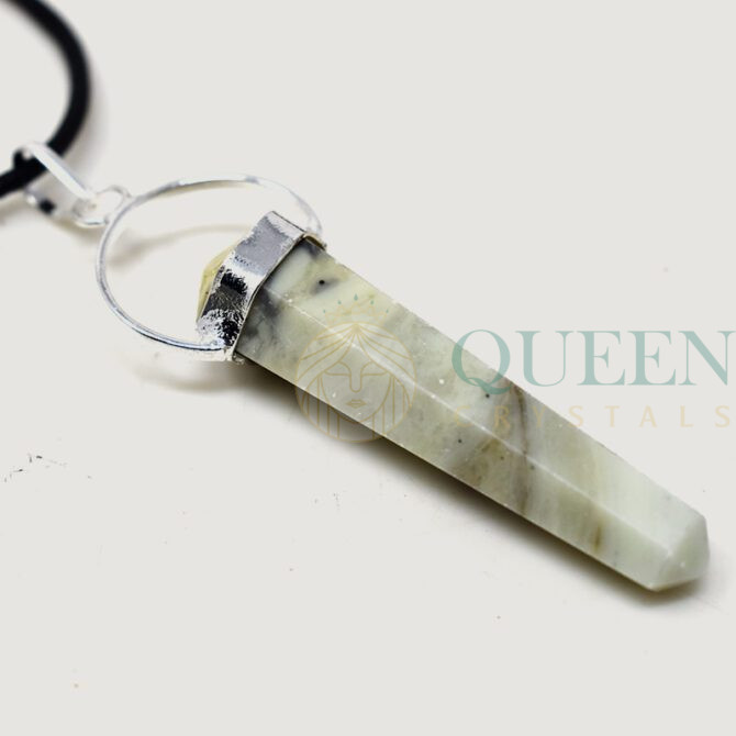 Rainbow-Moonstone-Double-Point-Pendant