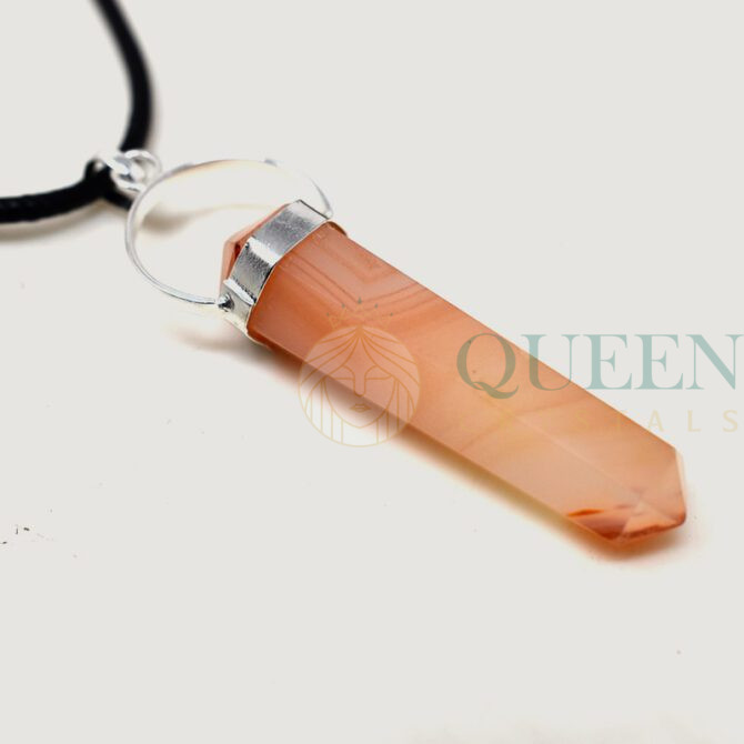 Red-Carnelian-Double-Point-Pendant