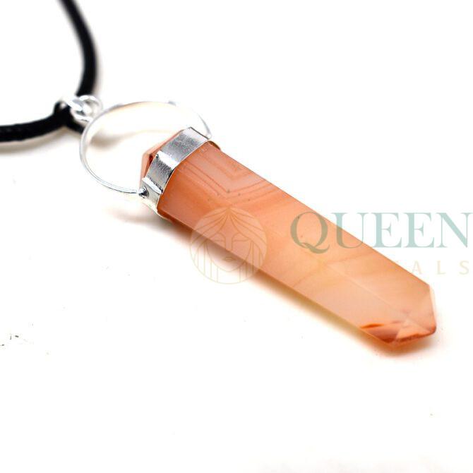 Red-Carnelian-Double-Point-Pendant