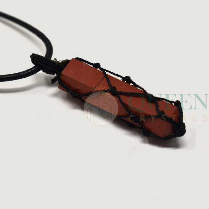 Red-Jasper-Knitted-Pendant