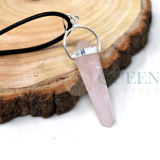 Rose-Quartz-Double-Point-Pendant