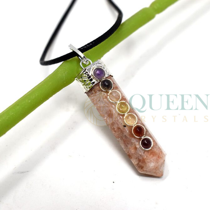 Sunstone Chakra Point Pendant