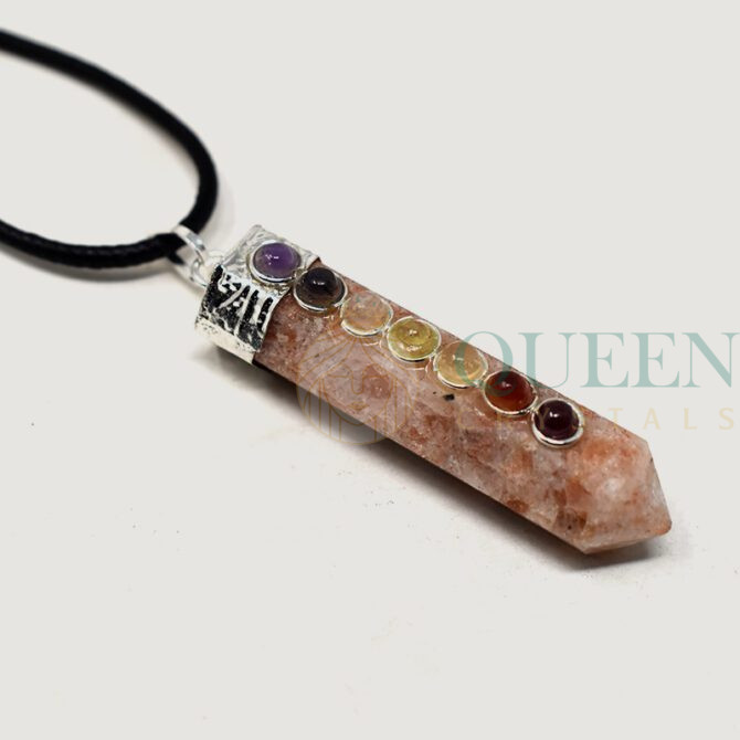 Sunstone Chakra Point Pendant