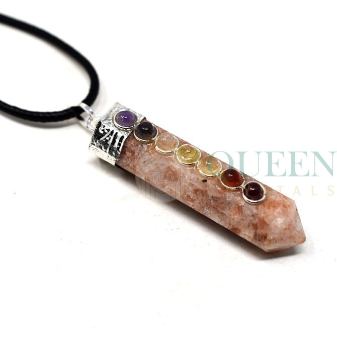 Sunstone Chakra Point Pendant