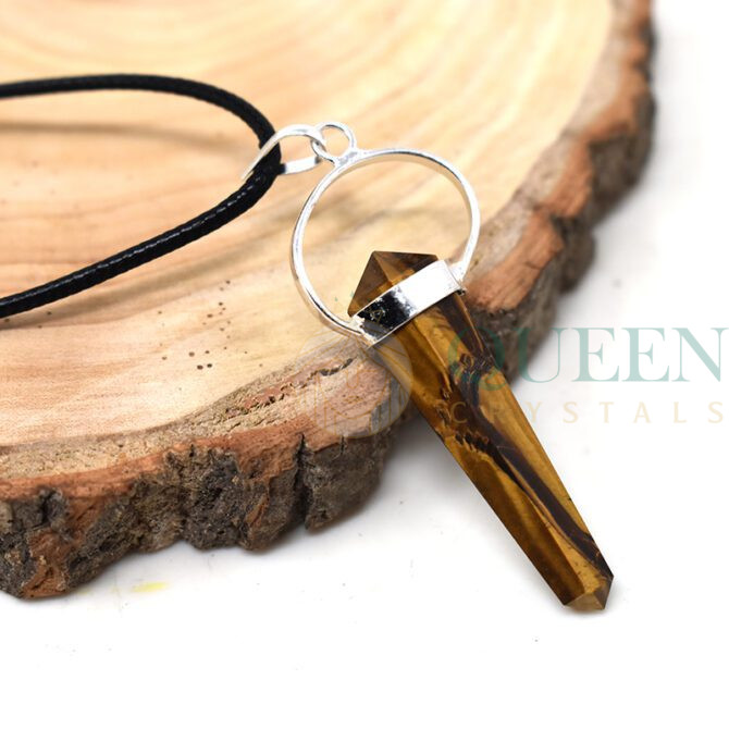 Tiger-Eye-Double-Point-Pendant