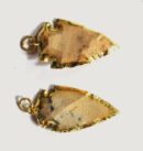 Agate Arrowhead Gold Plated Pendant (2)