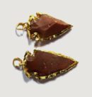 Agate Gold Plated Arrowhead for Sale (1)