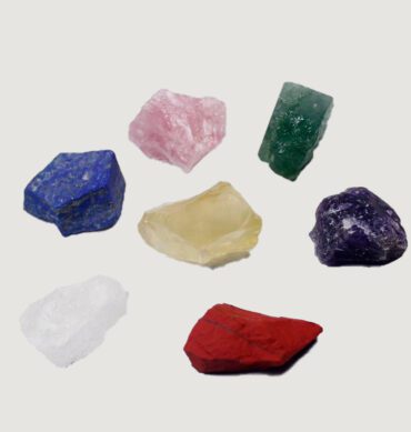 Chakra Protection Natural Rough Stone Healing Sets 5