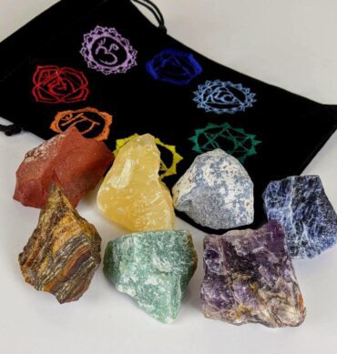 Chakra Set Natural Stone Rough 4