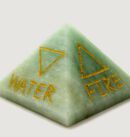 Amazonite Engraved Elements Pyramid