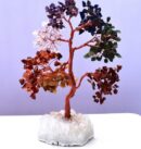7 Chakra Copper Tree with Agate (2)