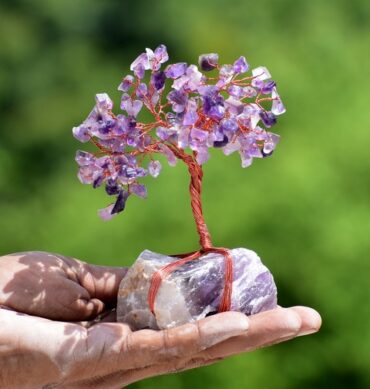 Amethyst Rough Copper Wire Tree (1)