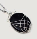 Black Obsidian Oval Pendant (3) 1