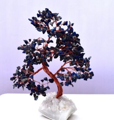 Lapis Lazuli Copper Wire Tree