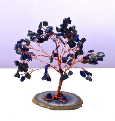 Lapis Lazuli With Agate Base Tree