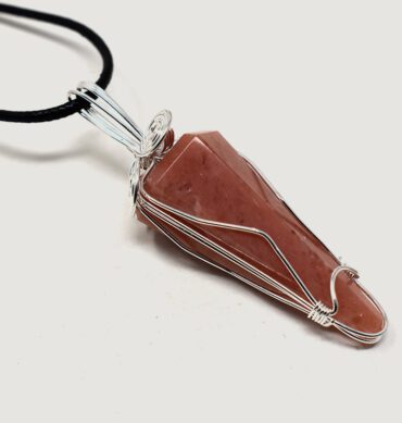 Red Aventurine Pendulum Pendant (2) 1