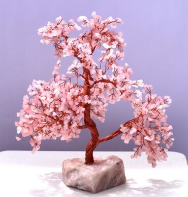 Rose Quartz Copper Tree (2)