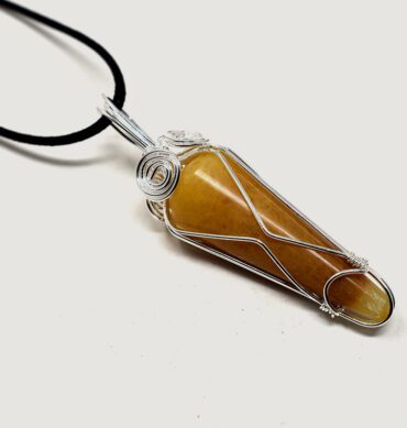 Yellow Jasper Pendulum Pendant (2) 1