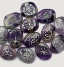 Amethyst Witches Elder Futhark Rune Set 2 1