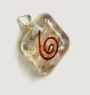 Crystal Orgone Rounded Square Pendant 1