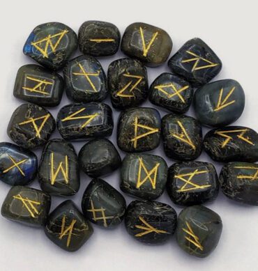 Labradorite Engraved Rune Set 2 1