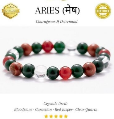 Aries Crystal Zodiac Bracelet (1)